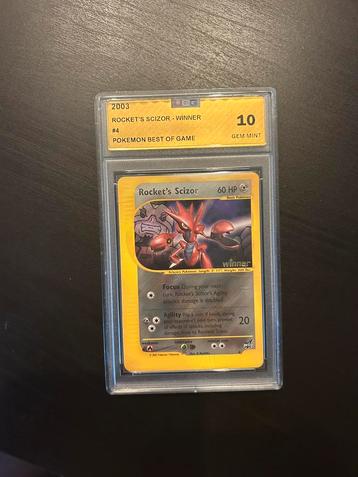 Pokemon - Rockets Scizor Winner 10 beschikbaar voor biedingen