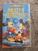 Mickey's Kerstfeest VHS - Nederlands Gesproken, Gebruikt, Tekenfilm, Alle leeftijden, Kinderprogramma's en -films