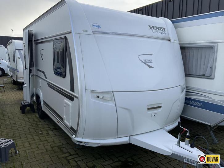 Fendt Saphir 465 SFB, Caravans en Kamperen, Caravans, Bedrijf, tot en met 4, 1250 - 1500 kg, Rondzit, Fendt, Frans bed, Overige typen