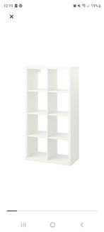 Kallax kast wit, Huis en Inrichting, Kasten | Boekenkasten, Ophalen, Gebruikt, 50 tot 100 cm, Minder dan 100 cm