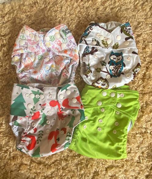 Wasbare luier overbroekjes maat 2 Bosfiguurtjes Vos Uil, Kinderen en Baby's, Babykleding | Overige, Gebruikt, Jongetje of Meisje