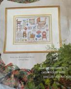 BORDUURPAKKET LANARTE VINTAGE NURSERY BIRTH SAMPLER ZELDZAA, Hobby en Vrije tijd, Borduren en Borduurmachines, Verzenden, Nieuw