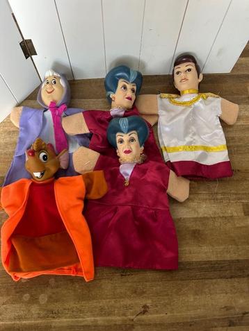 Disney Assepoester poppenkastpoppen, per stuk te koop beschikbaar voor biedingen