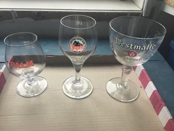 Verzamelen bierglazen beschikbaar voor biedingen