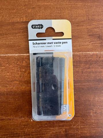 Starx Scharnier 70 x 51 mm - zwart - 31 stuks beschikbaar voor biedingen