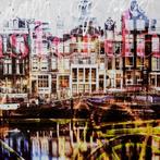 Jack Liemburg - Amsterdam schilderij fiets schilderij, Ophalen of Verzenden
