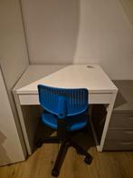 Ikea Micke + stoel, Huis en Inrichting, Bureaus, Ophalen, Gebruikt, Bureau