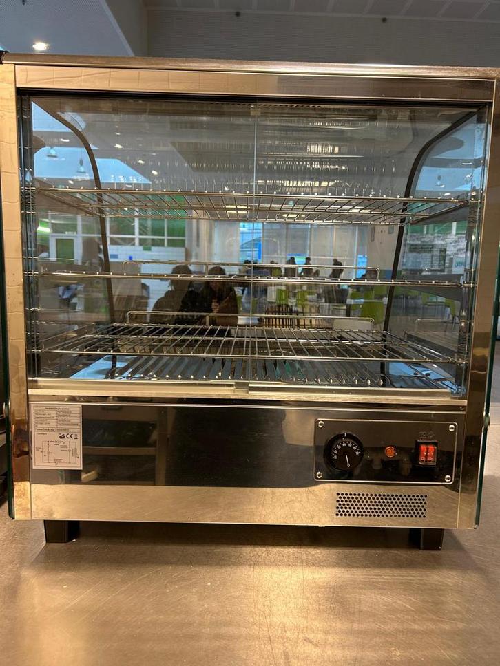 Warmhoudvitrine promoline 120 liter RVS met LED verlichting, Zakelijke goederen, Horeca | Keukenapparatuur, Bakkerij en Slagerij