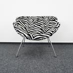 Artifort Orange Slice Design Fauteuil | Nieuwe Stof | Zebra, -, 75 tot 100 cm, Ophalen of Verzenden, Zo goed als nieuw