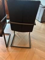 6 Stoelen met ijzer frame - Opknapper/Oud IJzer, Huis en Inrichting, Stoelen, Ophalen, Gebruikt, Overige kleuren, Leer