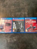 PS4 Game Bundel – The Last of Us / Spider-Man / Detroit, Spelcomputers en Games, 1 speler, Ophalen of Verzenden, Zo goed als nieuw