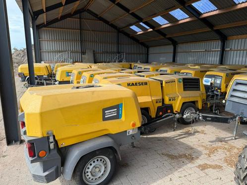 Atlas Copco XAS 38 & Kaeser M20 Compressoren, Zakelijke goederen, Machines en Bouw | Pompen en Compressoren, Ophalen
