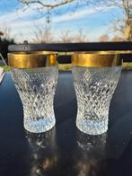 Schott Zwiesel kristallen waterglazen met gouden band, Verzamelen, Overige typen, Ophalen of Verzenden, Zo goed als nieuw