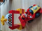 Duplo mickey mouse tank/race auto, Ophalen of Verzenden, Zo goed als nieuw