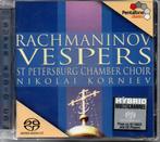 Rachmaninoff: Vespers op.37 / St.Petersburg Koor - SACD, Cd's en Dvd's, Verzenden, Romantiek, Zo goed als nieuw, Vocaal