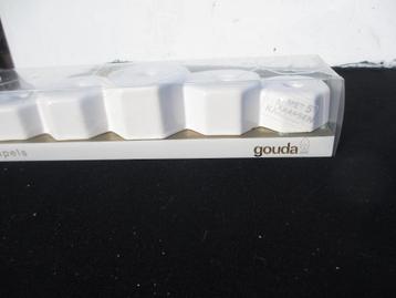 Vintage Gouda's aardewerk kandelaar Napels beschikbaar voor biedingen