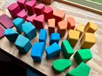 Grimms houten bouwblokken regenboog 30 st., Ophalen of Verzenden, Gebruikt