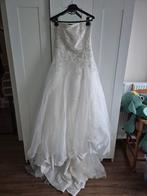 Prachtige Trouwjurk - Een keer gedragen!, Ophalen of Verzenden, Gedragen, Wit, Trouwjurk