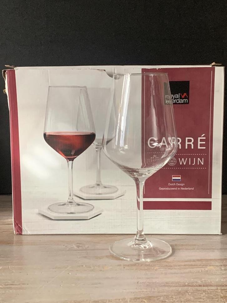 Wijnglas, wijnglazen Royal Leerdam Carré , 53 cl nieuw, Verzamelen, Glas en Borrelglaasjes, Nieuw, Overige typen, Ophalen of Verzenden