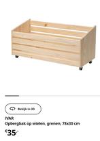 Ikea opbergbak, Ophalen of Verzenden, Zo goed als nieuw, Doos, Minder dan 35 cm