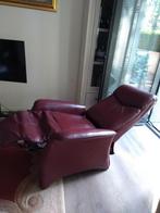 Leren bank, Huis en Inrichting, Banken | Sofa's en Chaises Longues, Ophalen of Verzenden, Zo goed als nieuw
