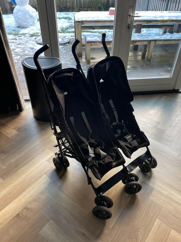 Koelstra Tweelingbuggy, Kinderen en Baby's, Kinderwagens en Combinaties, Gebruikt, Kinderwagen, Overige merken, Duowagen, Ophalen