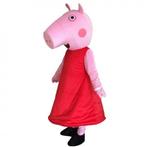 TE HUUR: Peppa Pig mascotte, Ophalen, Zo goed als nieuw