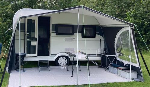 Te koop zeer mooie Hobby 390 Sf On Tour ; Bovag gekeurd!, Caravans en Kamperen, Caravans, Particulier, tot en met 4, 1000 - 1250 kg