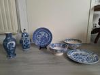 Antiek delftsblauw servies verzameling vazen schalen bord, Antiek en Kunst, Antiek | Keramiek en Aardewerk, Ophalen of Verzenden