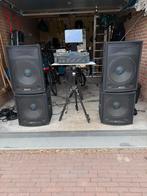 Speakers met versterker, DAB tuner en mixer., Ophalen, Zo goed als nieuw, Overige merken