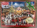 Legpuzzel Falcon - The Christmas Carousel 2x1000 stukjes, Hobby en Vrije tijd, Ophalen of Verzenden, 500 t/m 1500 stukjes, Zo goed als nieuw