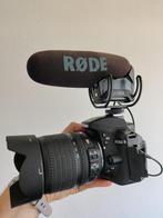 Nikon D5300 met RØDE microfoon en toebehoren, Spiegelreflex, Ophalen of Verzenden, Zo goed als nieuw, Nikon