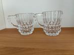 Melkkannetje kristal kristallen melkkannetjes 2x twee stuks, Ophalen of Verzenden