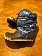 Crocs J2 32/ 33 blauw snowboots sneeuwlaarsjes sneeuw snow, Gebruikt, Jongen of Meisje, Ophalen of Verzenden, Laarzen
