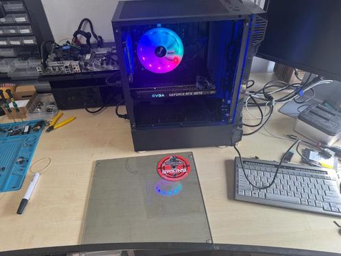 RGB Gaming PC (Ryzen 5700G, 16GB DDR4, NVIDIA RTX 3070), Computers en Software, Desktop Pc's, Zo goed als nieuw, 3 tot 4 Ghz, SSD