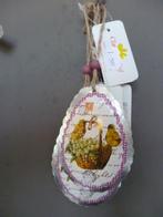 Paas tak hanger mand met kuikentjes, *, Nieuw, Ophalen of Verzenden, *
