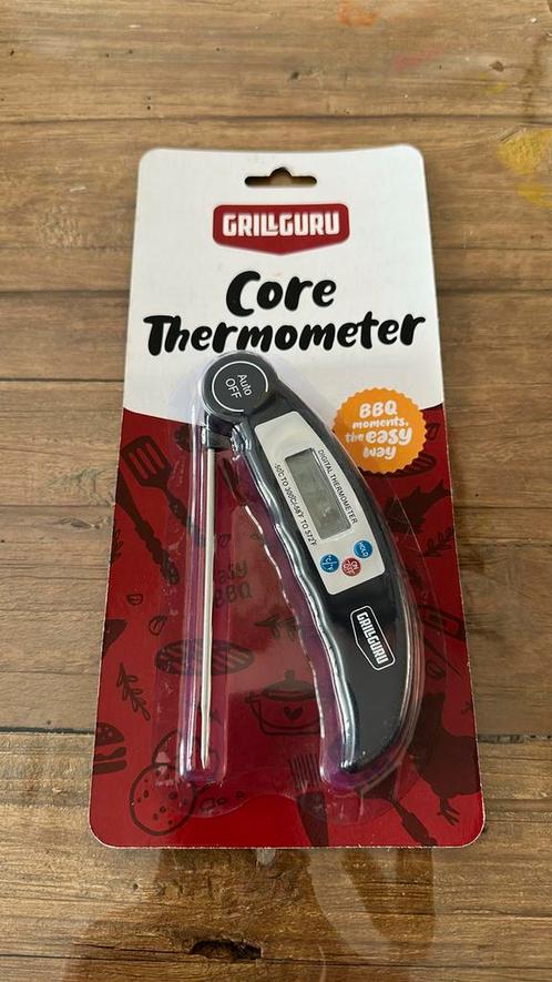 Nieuwe Grill Guru Core Thermometer Vleesthermometer BBQ, Huis en Inrichting, Woonaccessoires | Thermometers, Nieuw, Binnenthermometer