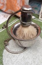 oude scheerset/ scheerbakje met scheerkwast/ scheermes, Antiek en Kunst, Ophalen of Verzenden