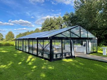 Transparante zwarte tent te huur 10x15m beschikbaar voor biedingen