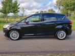 Ford C-Max 1.0 Ecoboost 125pk, navigatie, airco,nieuwe APK, Voorwielaandrijving, 74 €/maand, Euro 6, Zwart