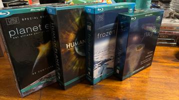 4 BBC Blu ray box sets human planet-planet earth-frozen paci beschikbaar voor biedingen