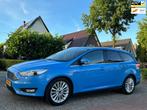 Ford Focus Wagon 1.5 Titanium 150PK / NAVI/TEKHAAK/NAP., Stof, 4 cilinders, 150 pk, Blauw