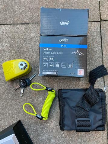 Vinz Pico Alarm Disc Lock slot - NIEUW 79€ nu 40€! beschikbaar voor biedingen