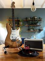 Elektrische gitaar set COMPLEET! Beginner/intermediate, Solid body, Ophalen of Verzenden, Zo goed als nieuw, Fender