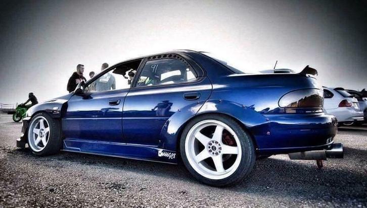 Window vent set rear raamventilatie - Subaru Impreza 92-01, Auto diversen, Tuning en Styling, Ophalen of Verzenden