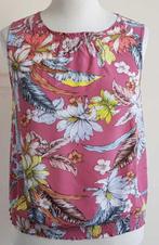 Esprit (EDC) mooie roze blouse top met bloemen print mt. XL, Esprit, Ophalen of Verzenden, Roze, Zo goed als nieuw