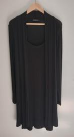 Geisha zwarte tricotjurk met vest, maat L, Kleding | Dames, Oosterveldweg 15, 7274 DZ, Geisha, Verzenden, Zwart