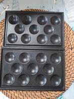 tefal  Poffertjesplaat - Uitneembaar & Vaatwasserbestendig, Witgoed en Apparatuur, Wafelijzers, Ophalen of Verzenden, Uitneembare platen