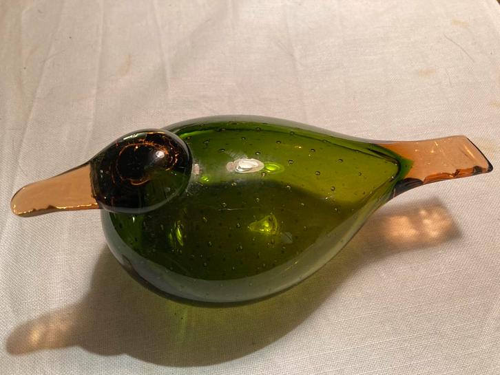 Iittala Toikka Glazen vogel - grass eider, Antiek en Kunst, Kunst | Designobjecten, Ophalen of Verzenden