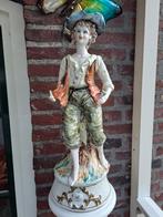 Prachtige Herder en Herderin Porseleinen Beelden - 76cm, Ophalen of Verzenden, Zo goed als nieuw